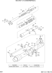 BUCKET CYLINDER(#1622-)