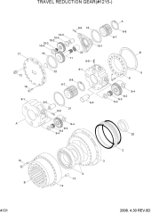 TRAVEL REDUCTION GEAR(#1215-)