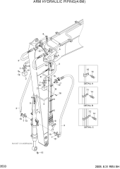 ARM HYDRAULIC PIPING(4.6M)