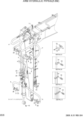 ARM HYDRAULIC PIPING(5.6M)