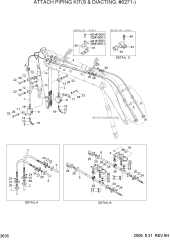 ATTACH PIPING KIT(S & D/ACTING, #0271-)
