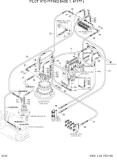 PILOT HYD PIPING(BASE 1, #1177-)