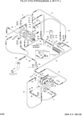 PILOT HYD PIPING(BASE 2, #1177-)