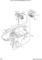 PILOT HYD PIPING(BASE 3, #1177-)