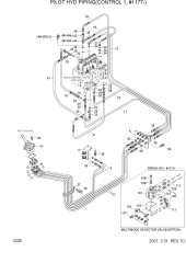 PILOT HYD PIPING(CONTROL 1, #1177-)