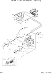SINGLE ACTING MAIN PIPING KIT(#1177-)