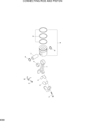 CONNECTING ROD AND PISTON