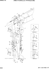 ARM HYDRAULIC PIPING(5.6M)
