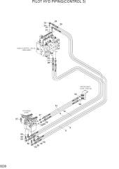 PILOT HYD PIPING(CONTROL 3)