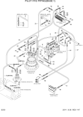 PILOT HYDRAULIC PIPING(BASE 1)