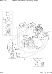 UPPER HYDRAULIC PIPING(TRAVEL)