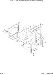 SIDE COWL ASSY(RH, LOG LOADER, #0061-)