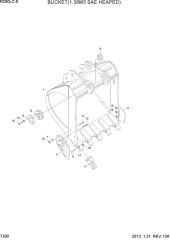 BUCKET(1.38M3 SAE HEAPED)