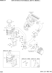 AIR INTAKE SYSTEM(OIL BATH, #0040-)