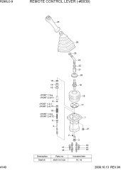 REMOTE CONTROL LEVER (-#0039)