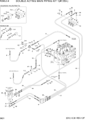 DOUBLE ACTING MAIN PIPING KIT 1(#1350-)