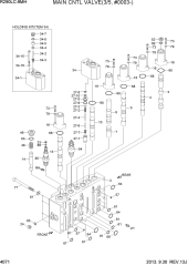 MAIN CONTROL VALVE(3/5, #0003-)