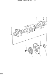 CRANK SHAFT & PULLEY