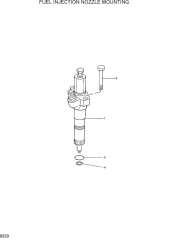 FUEL INJECTION NOZZLE MOUNTING