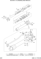 BUCKET CYLINDER(LONG REACH)