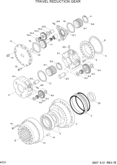 TRAVEL REDUCTION GEAR