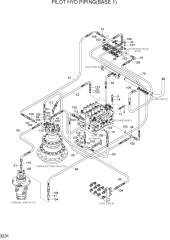 PILOT HYD PIPING(BASE 1)