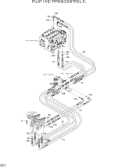 PILOT HYD PIPING(CONTROL 3)
