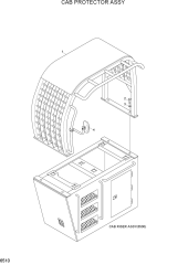 CAB PROTECTOR ASSY