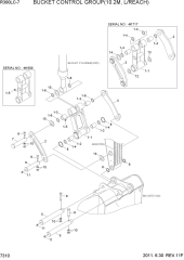 BUCKET CONTROL GROUP(10.2M, L/REACH)