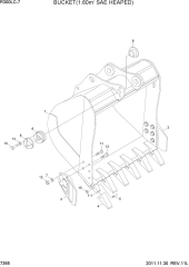BUCKET(1.60M3 SAE HEAPED)