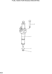 FUEL INJECTION NOZZLE MOUNTING