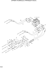 UPPER HYDRAULIC PIPING(ATTACH)