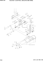 BUCKET CONTROL GROUP(4.6M ARM)