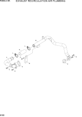 EXHAUST RECIRCULATION AIR PLUMBING