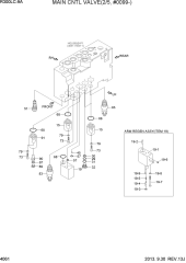 MAIN CONTROL VALVE(2/5, #0099-)