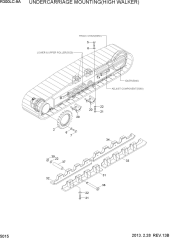 UNDERCARRIAGE MOUNTING(HIGH WALKER)