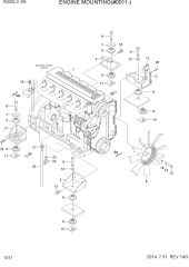 ENGINE MOUNTING(#0011-)