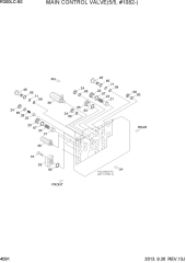 MAIN CONTROL VALVE(5/5, #1082-)