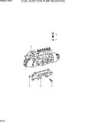 FUEL INJECTION PUMP MOUNTING