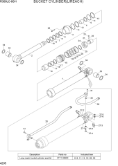 BUCKET CYLINDER(L/REACH, -#0138)