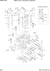 MAIN CONTROL VALVE(1/5, #0165-)