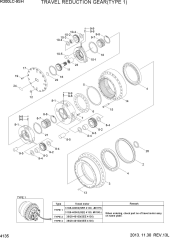 TRAVEL REDUCTION GEAR