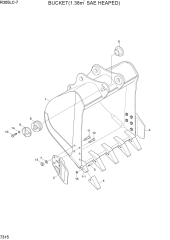 BUCKET(1.38M3 SAE HEAPED)
