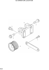 ALTERNATOR LOCATION