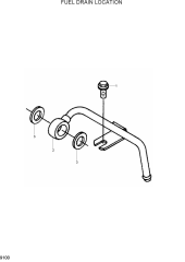 FUEL DRAIN LOCATION