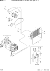 AIR CONDITIONER MOUNTING(#1044-)