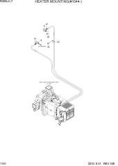 HEATER MOUNTING(#1044-)