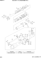BUCKET CYLINDER(#0134-)
