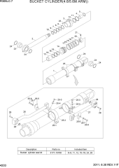 BUCKET CYLINDER(4.6/5.6M ARM)