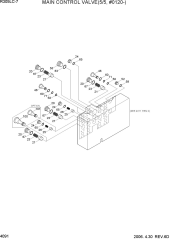 MAIN CONTROL VALVE(5/5, #0120-)